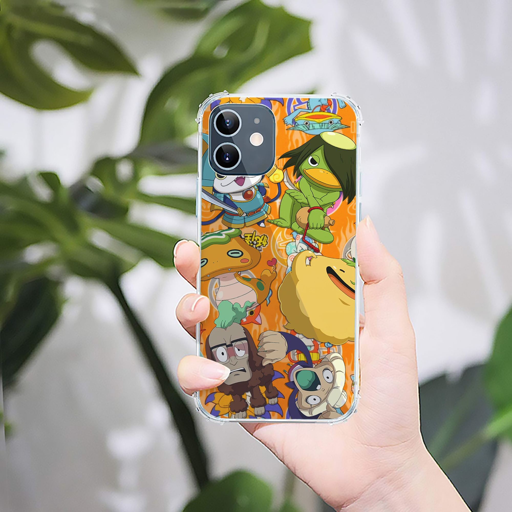 （画像用） 妖怪ウォッチ Yo-kai Watch 【iPhone 12シリーズ対応】透明スマホケース（クリアソフトケース）